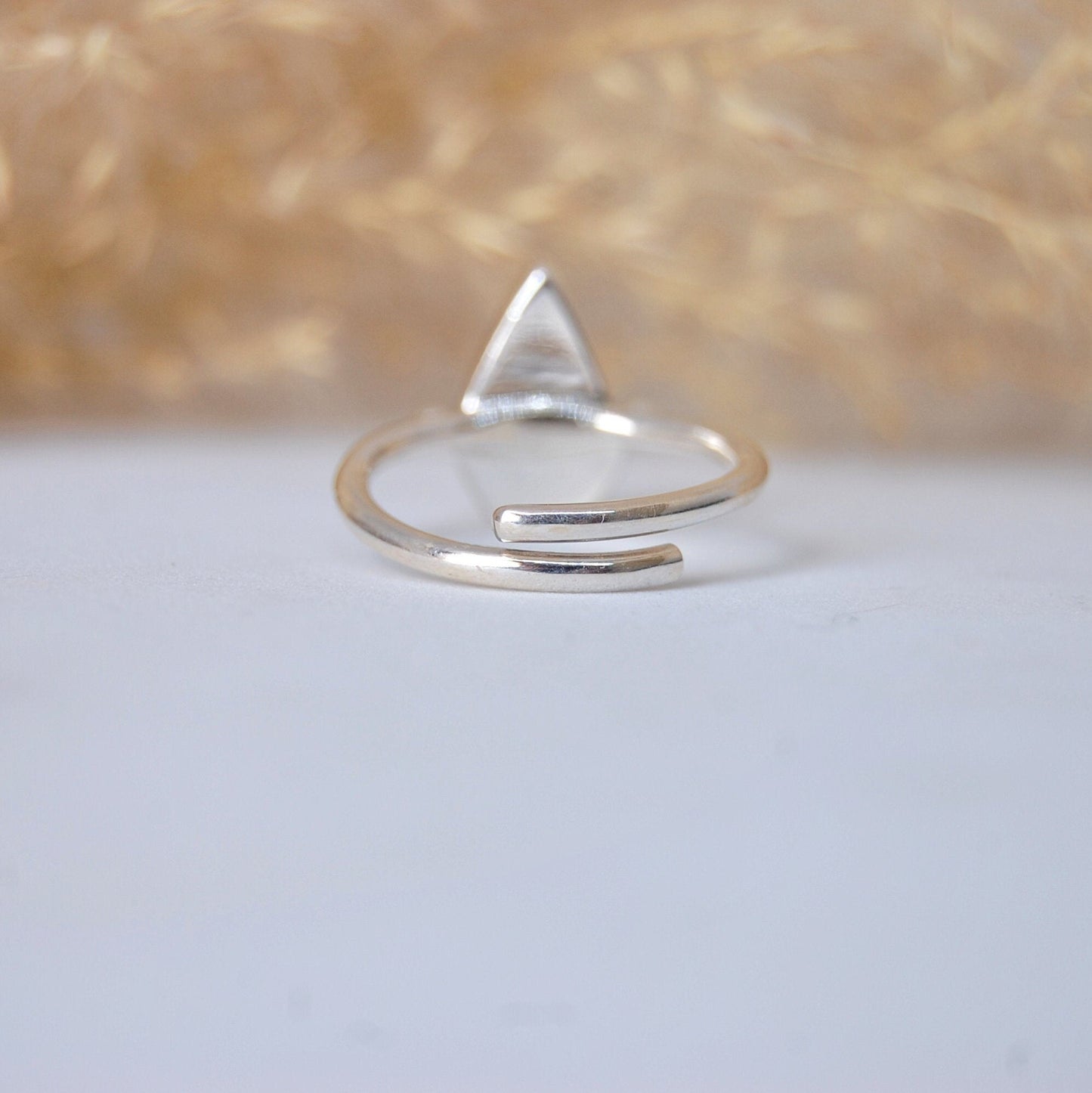 Smoky Quartz Kite Shape Ring