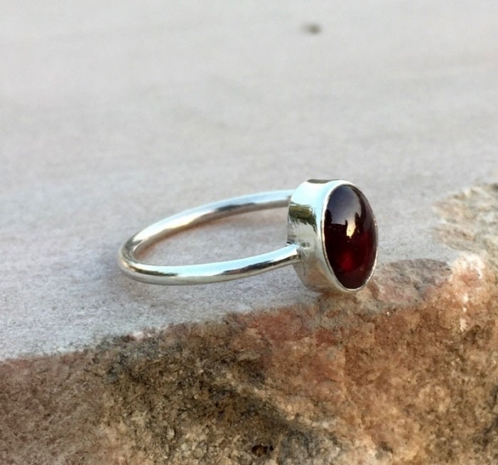 Red Garnet Ring