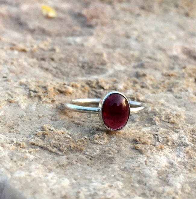 Red Garnet Ring