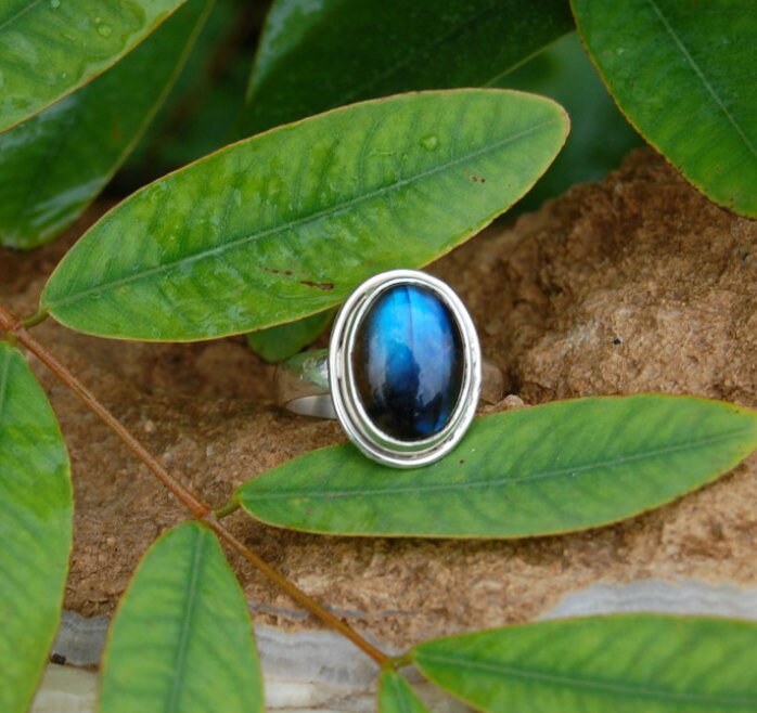 Blue Labradorite Ring