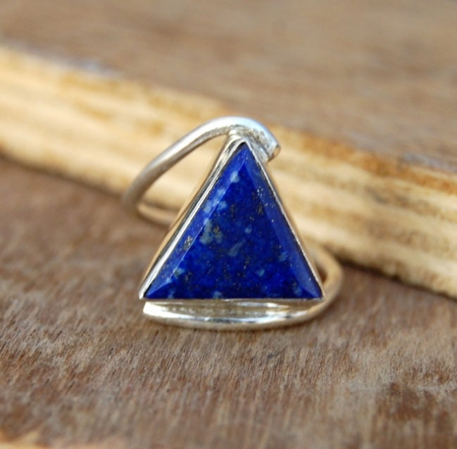 Lapis Lazuli Cocktail Ring