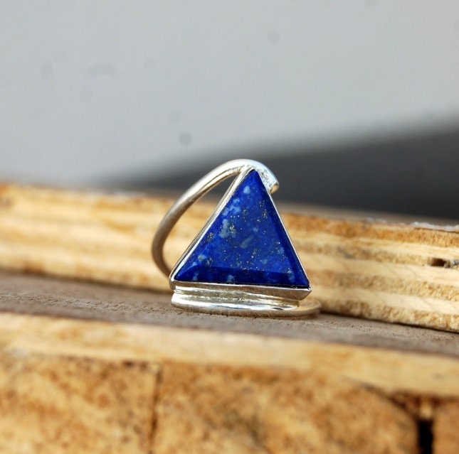 Lapis Lazuli Cocktail Ring