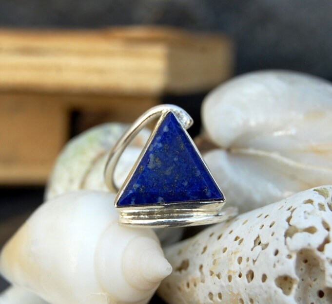 Lapis Lazuli Cocktail Ring
