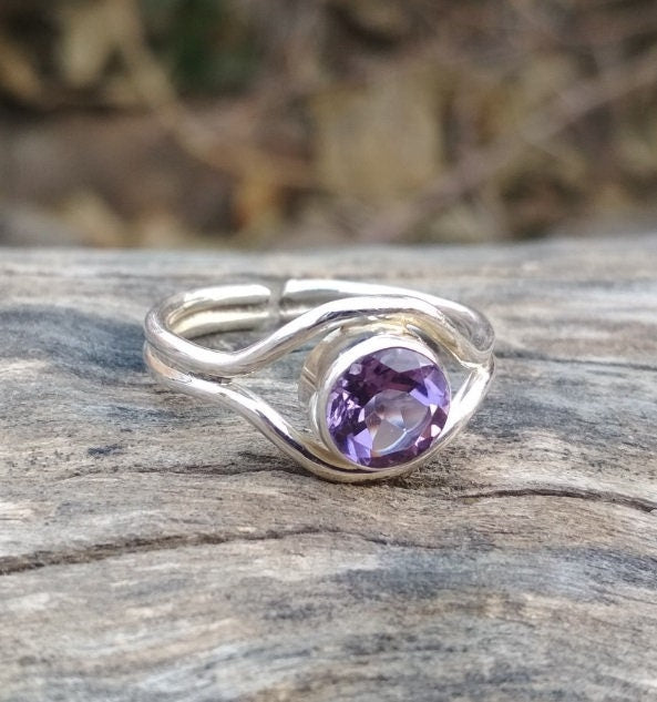 Purple Amethyst Ring