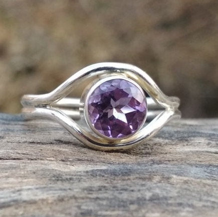 Purple Amethyst Ring