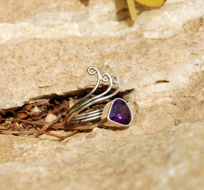 Purple Amethyst Ring