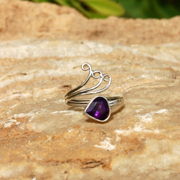 Purple Amethyst Ring