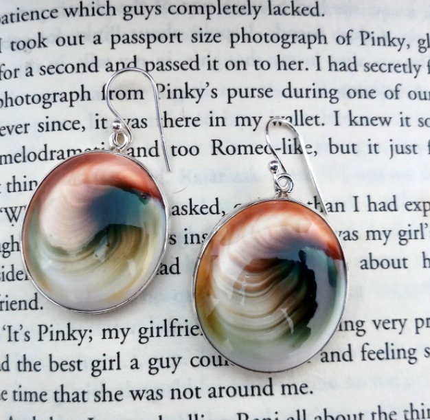 Healing Third Chakra Earrings, Shiva Eye Earrings