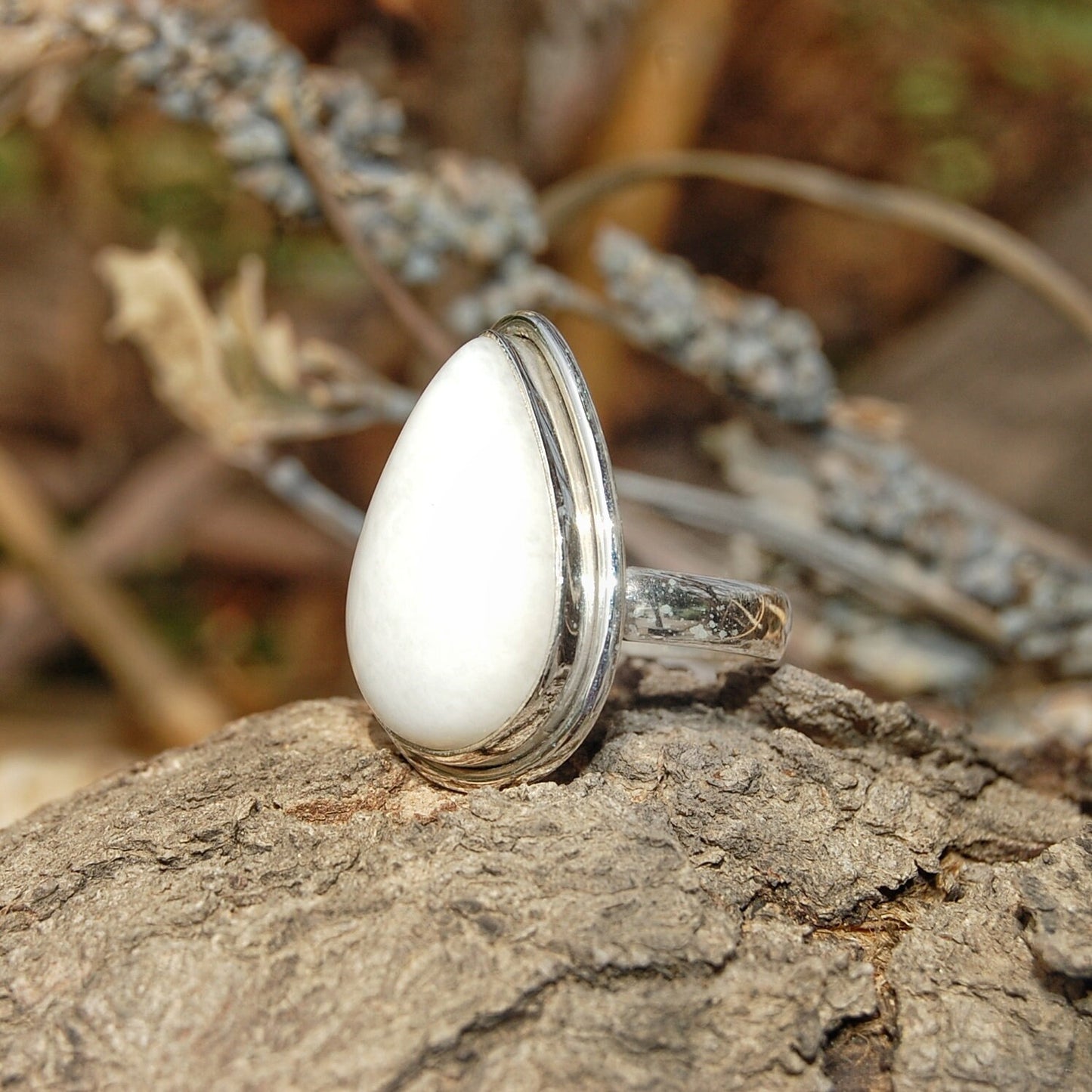 White Quartz Ring