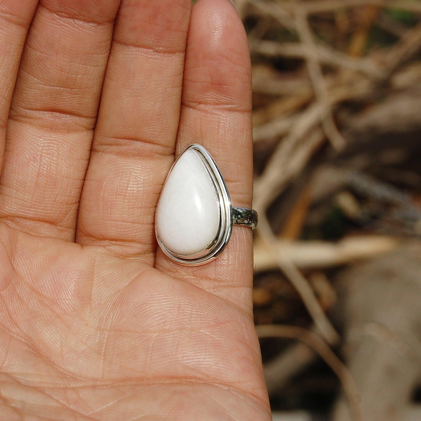 White Quartz Ring