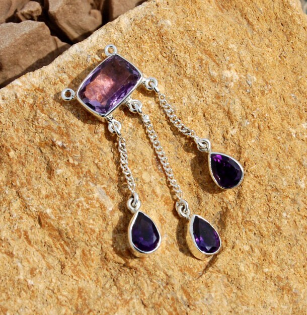 Amethyst Drop Pendant