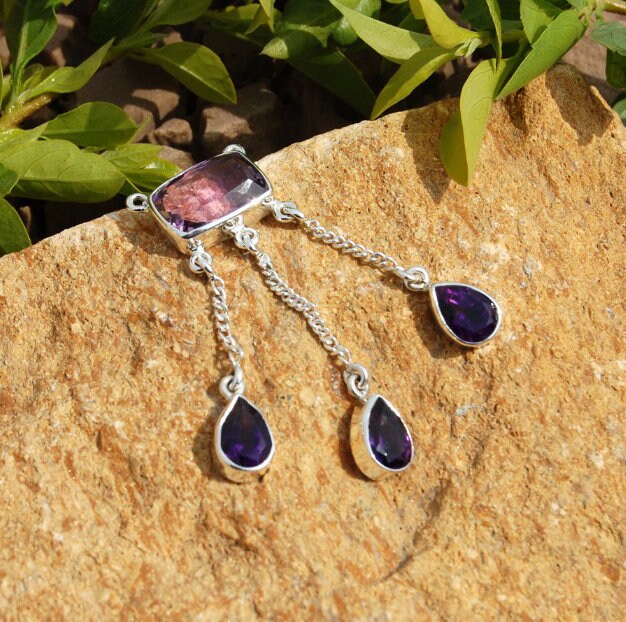 Amethyst Drop Pendant