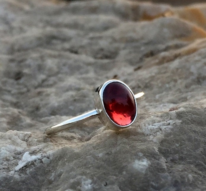 Red Garnet Ring