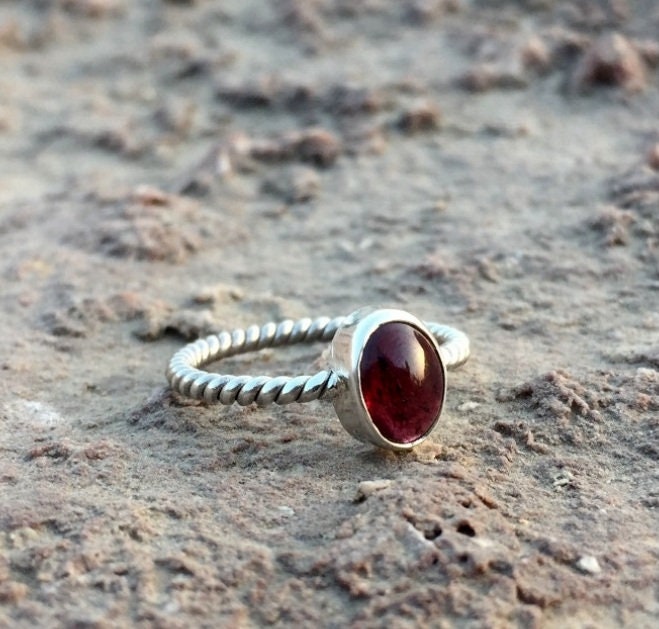 Red Garnet Ring