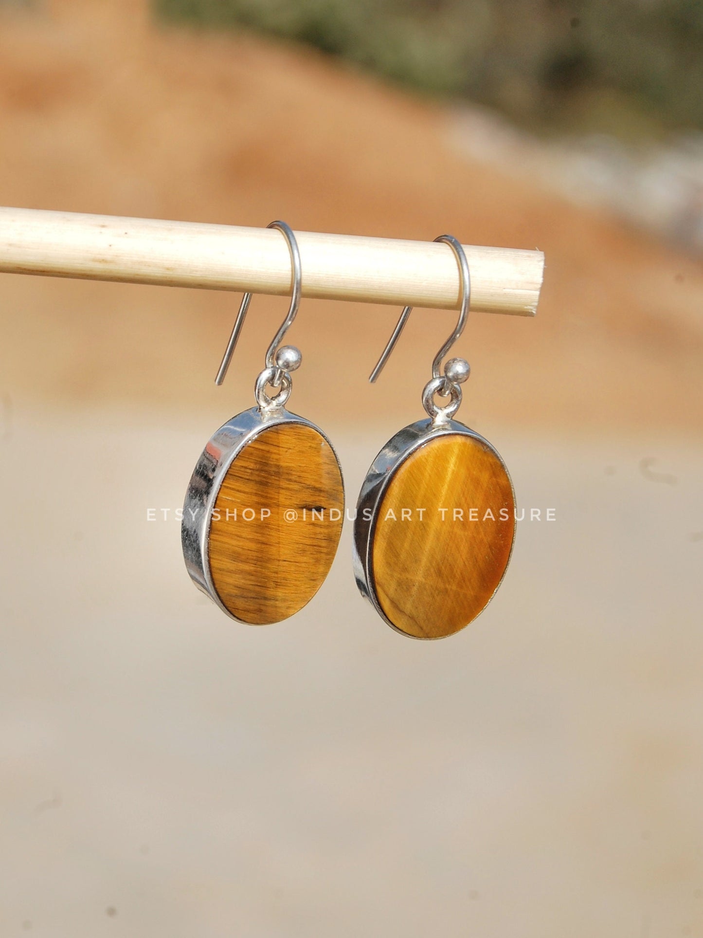 Tiger Eye Earrings