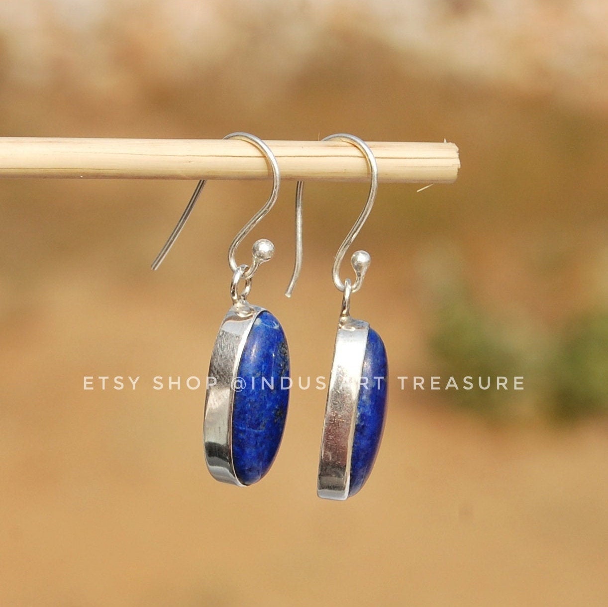 Lapis Lazuli Drop Earrings