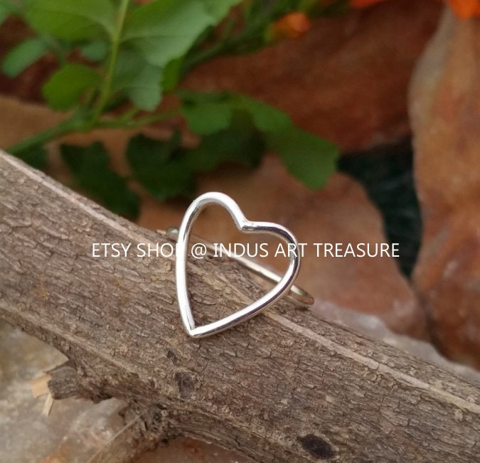 Silver Heart Ring