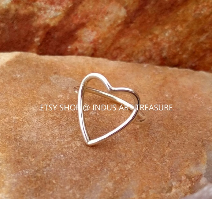 Silver Heart Ring