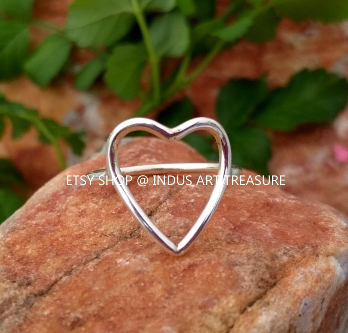 Silver Heart Ring