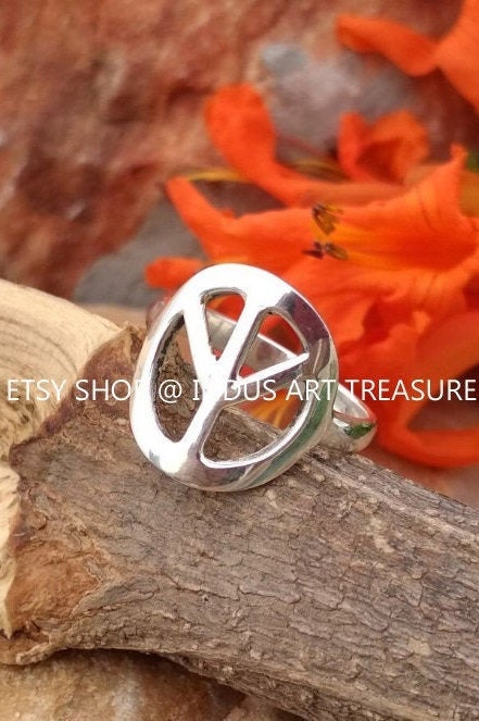 Silver Peace Ring