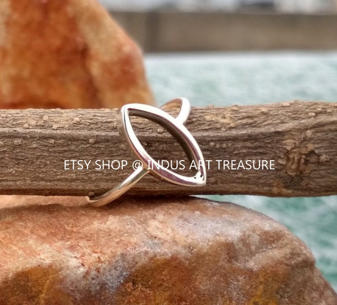 Blank Marquise Ring