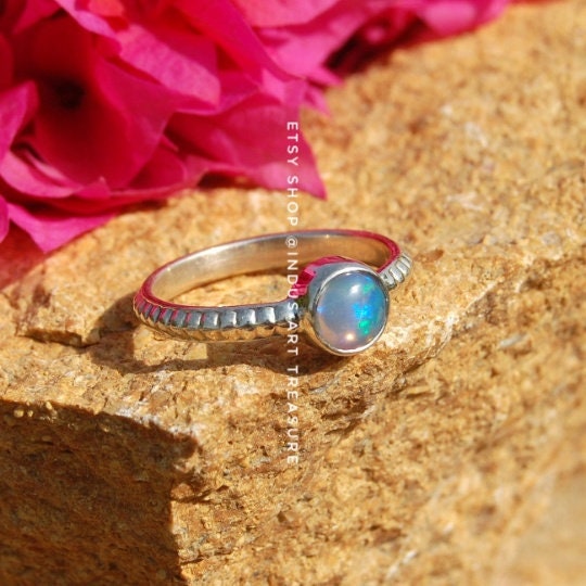 Opal Dainty Ring