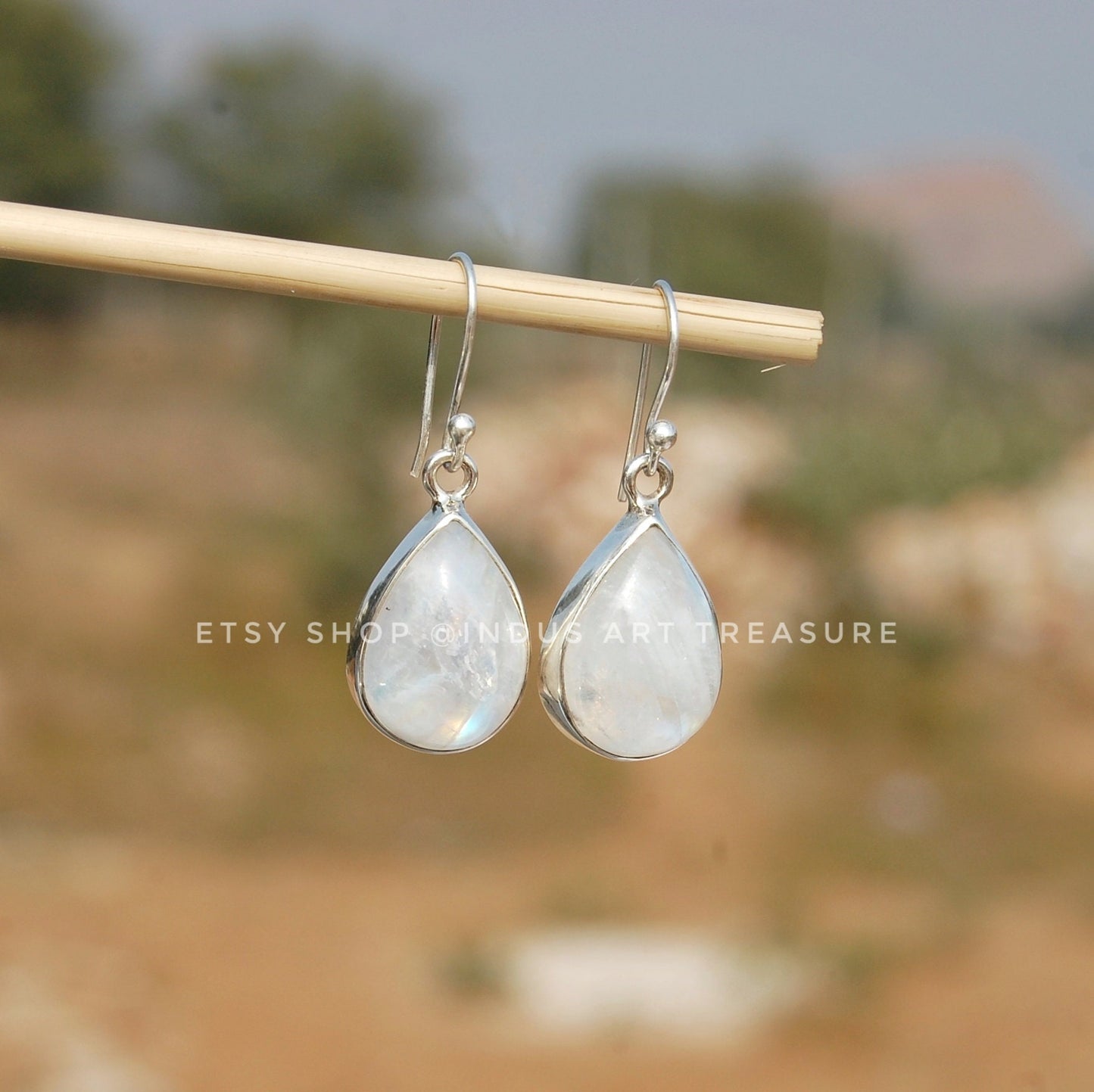 Moonstone DropEarrings