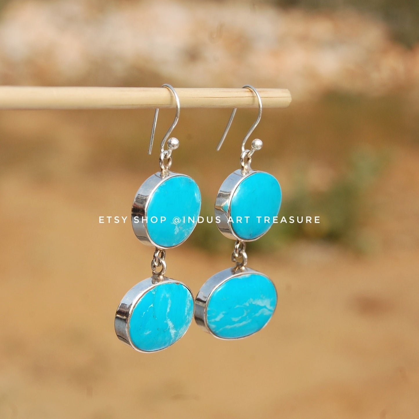 Turquoise Dangling Earrings