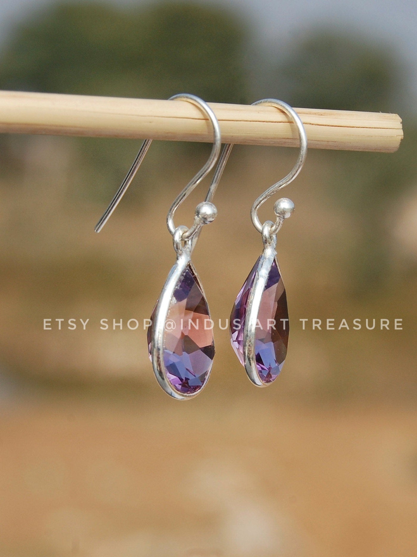 Amethyst Drop Earrings