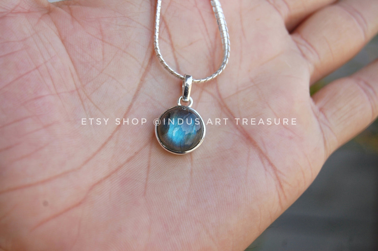 Blue Labradorite Pendant