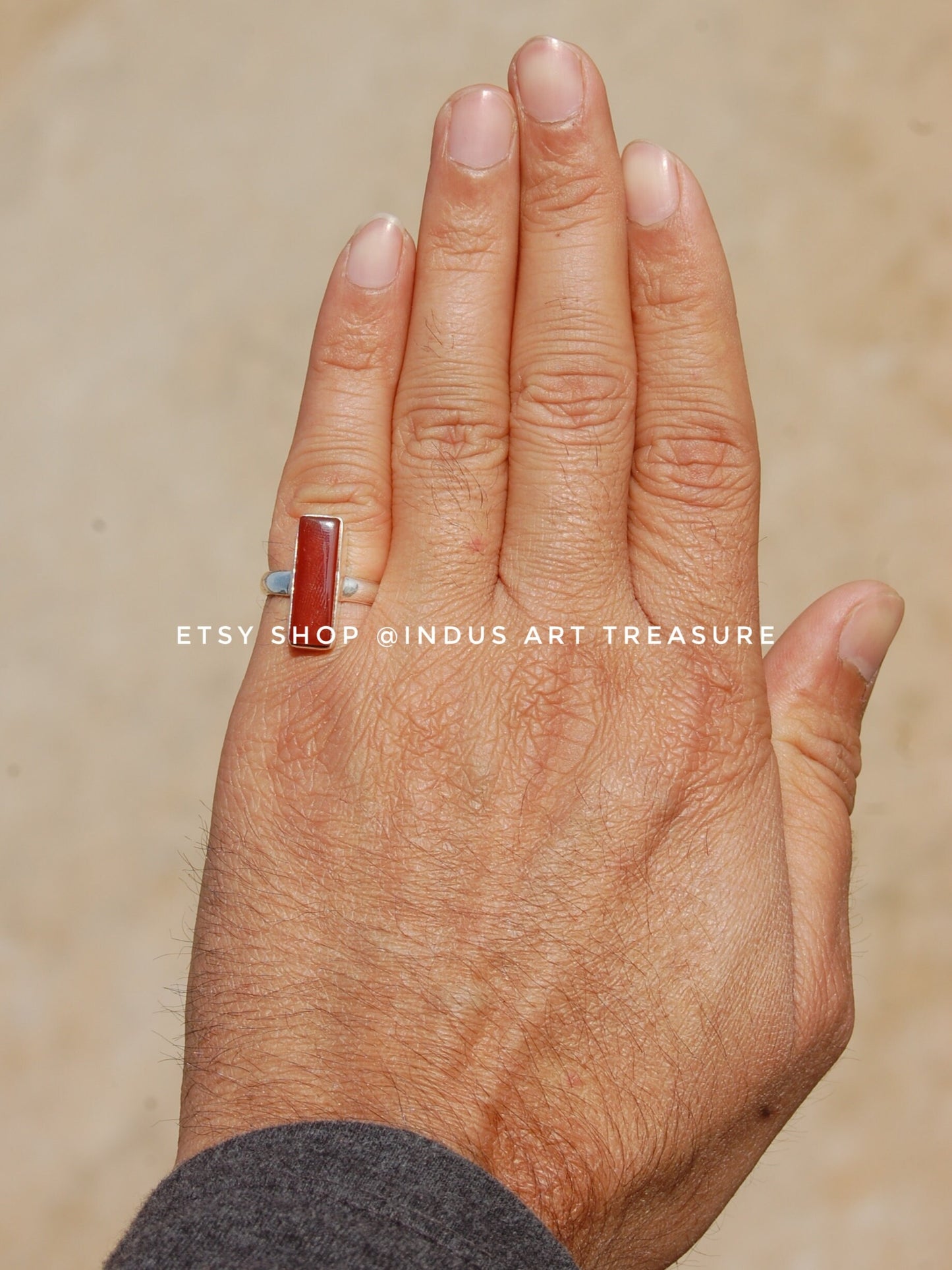 Carnelian Unisex Ring