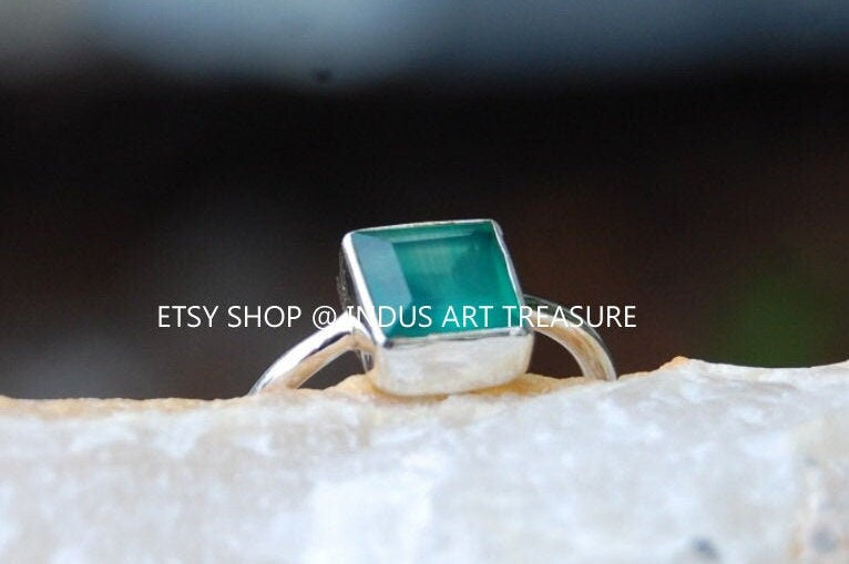 Green Onyx Ring