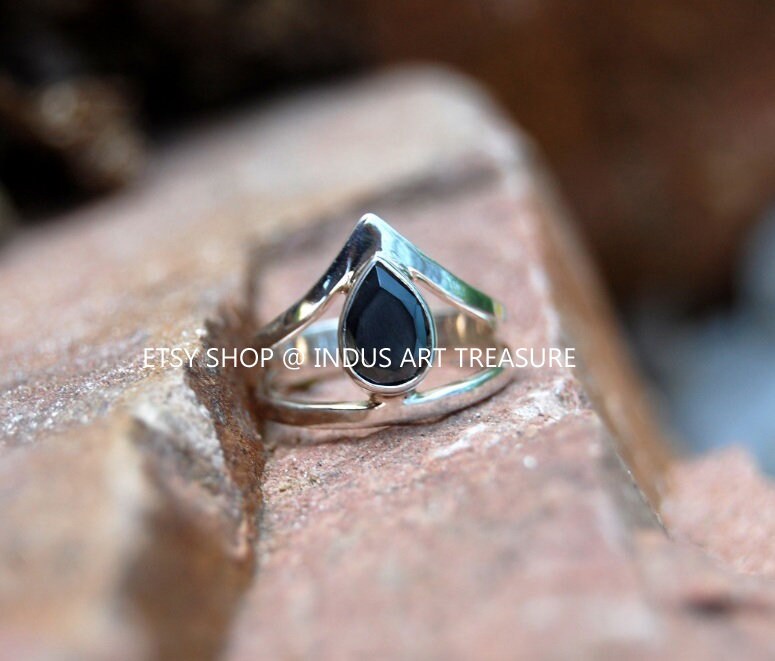 Hematite Crown Ring