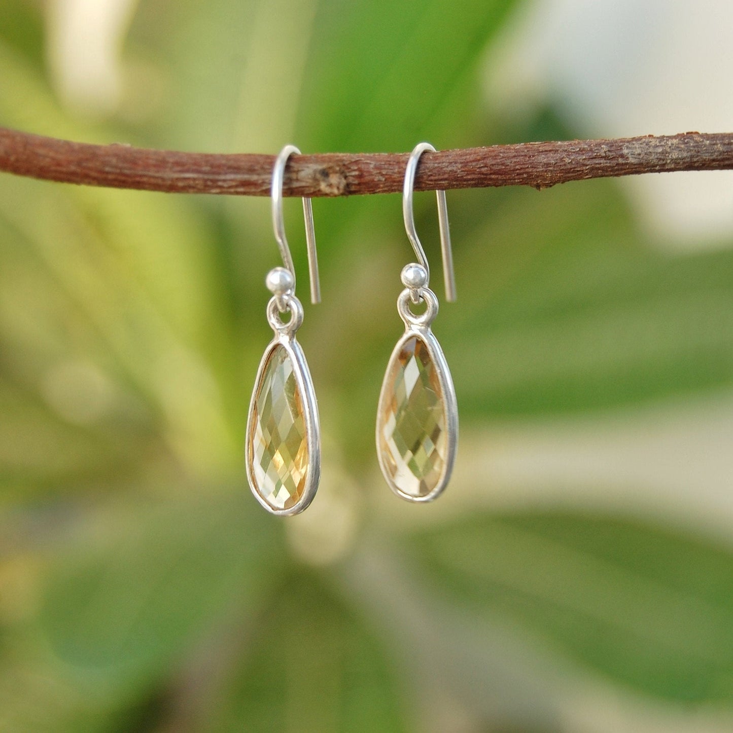 Rainbow Moonstone Drop Earrings
