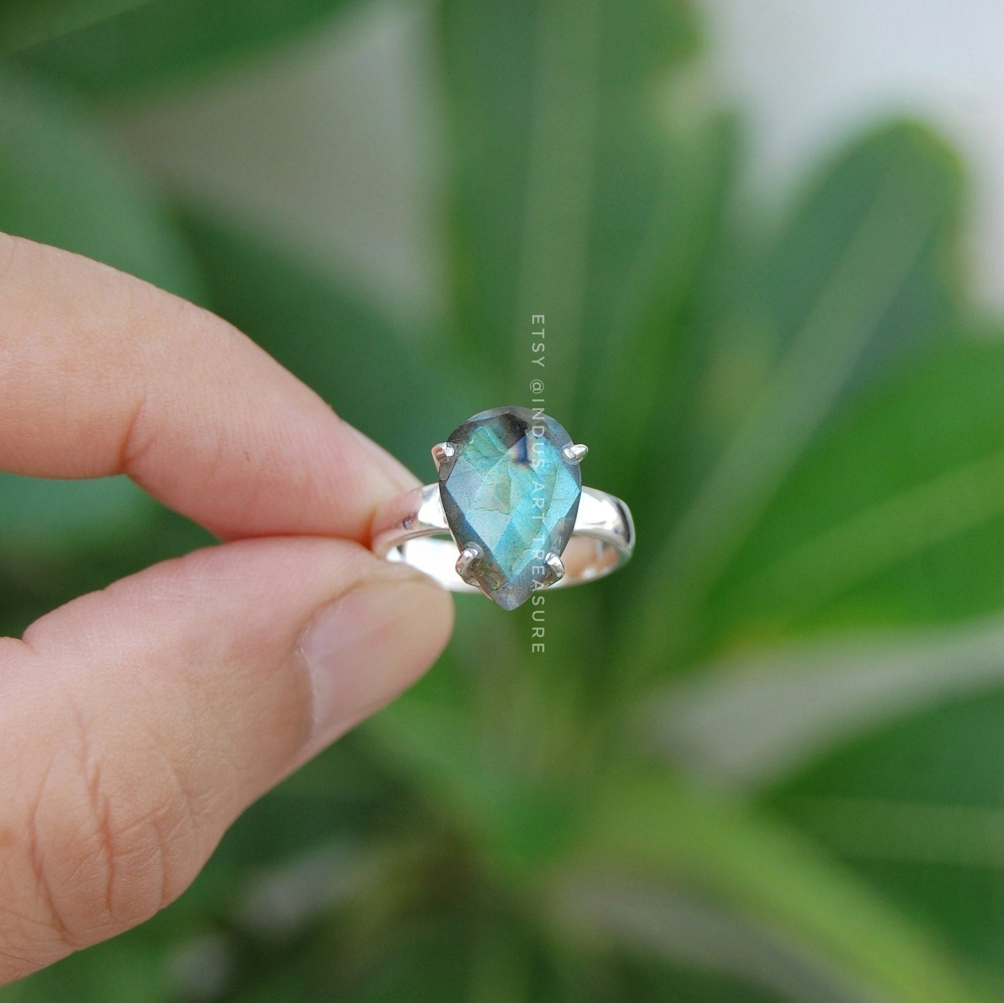 Blue Labradorite Ring