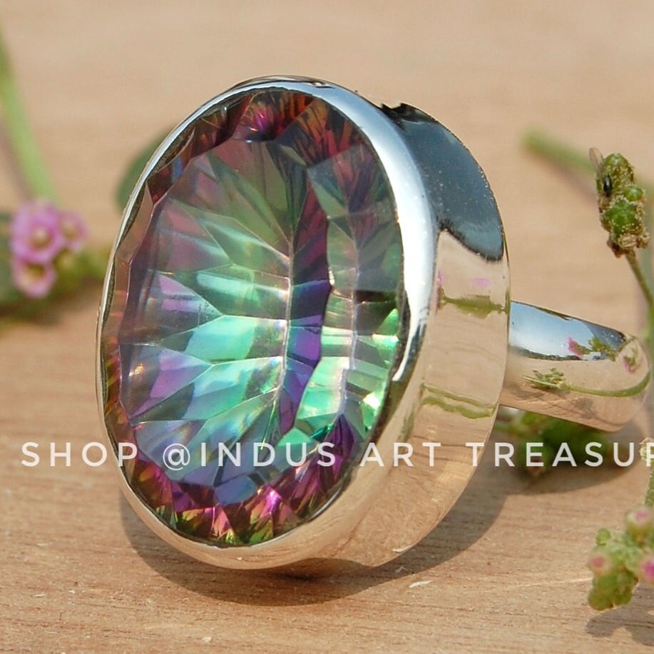 Mystic Topaz Statement Ring