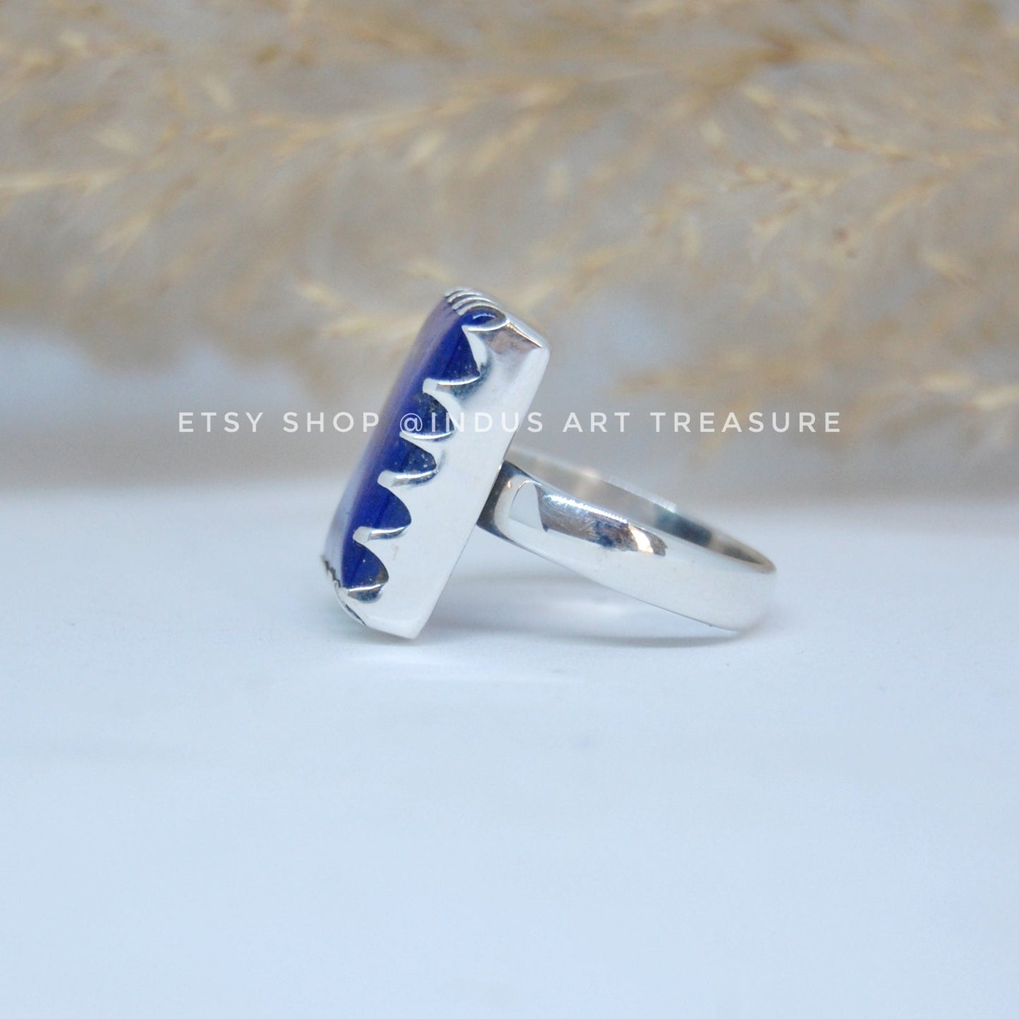 Lapis Lazuli Statement Ring