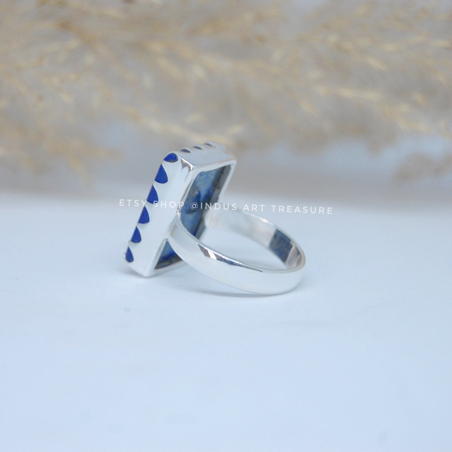 Lapis Lazuli Statement Ring