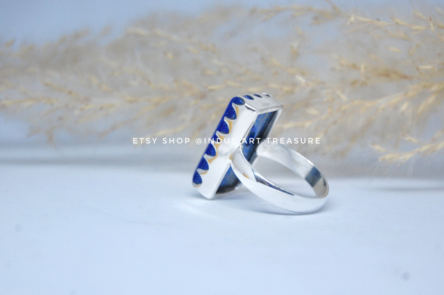 Lapis Lazuli Statement Ring