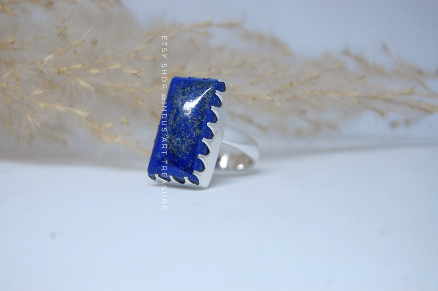 Lapis Lazuli Statement Ring