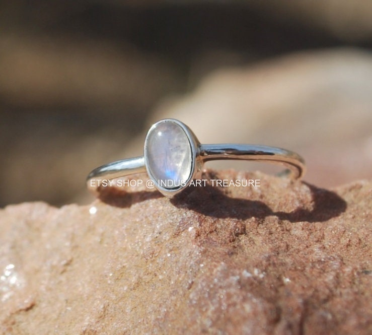 Rainbow Moonstone Silver