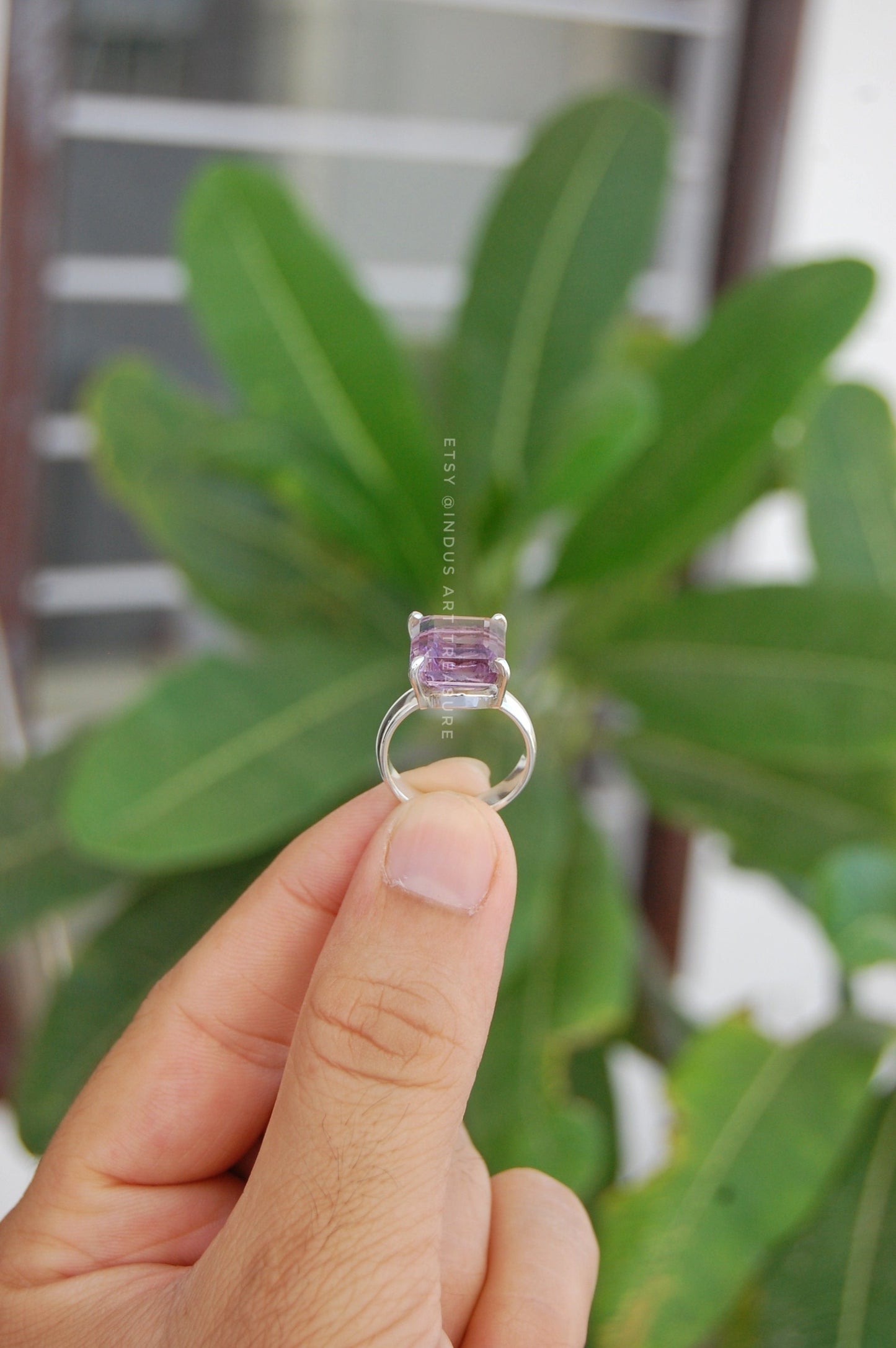 Purple Amethyst Dedicatd Statement Ring