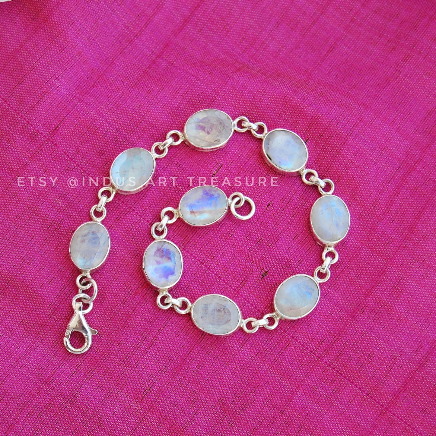Rainbow Moonstone Bracelet