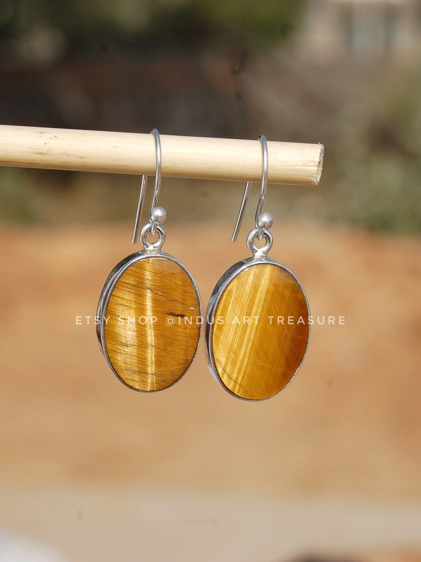 Tiger Eye Earrings