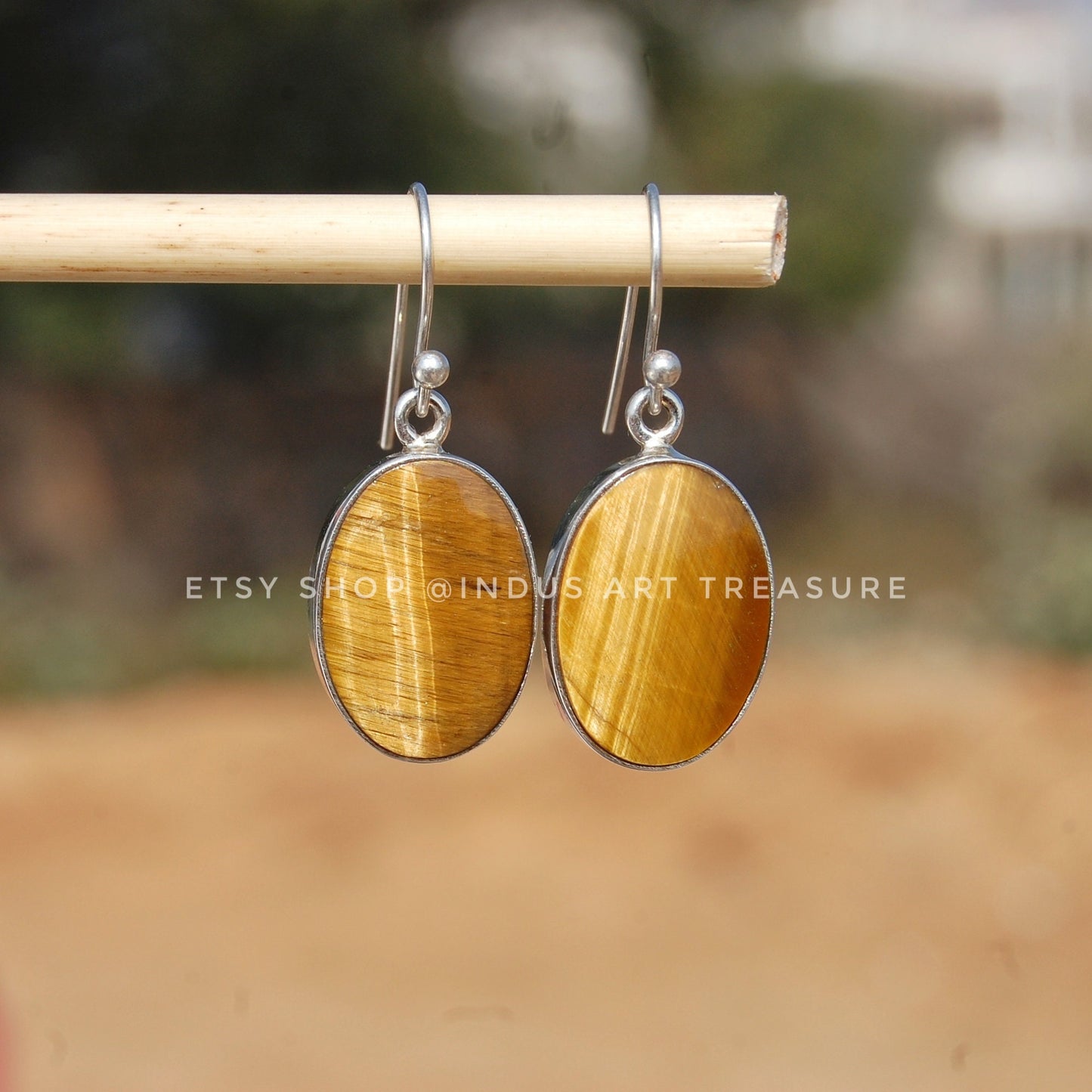 Tiger Eye Earrings