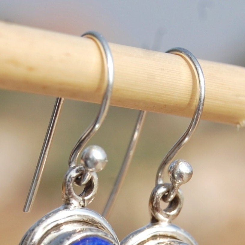 Lapis Lazuli Drop Earrings