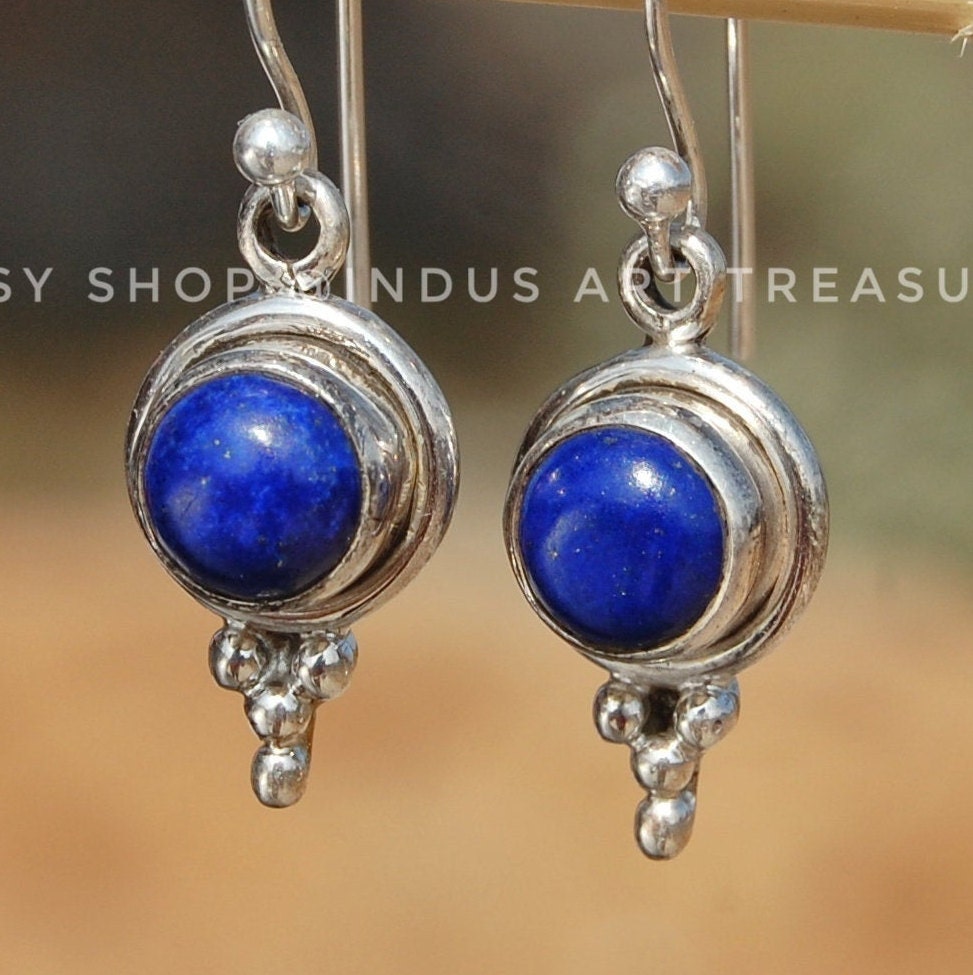 Lapis Lazuli Drop Earrings