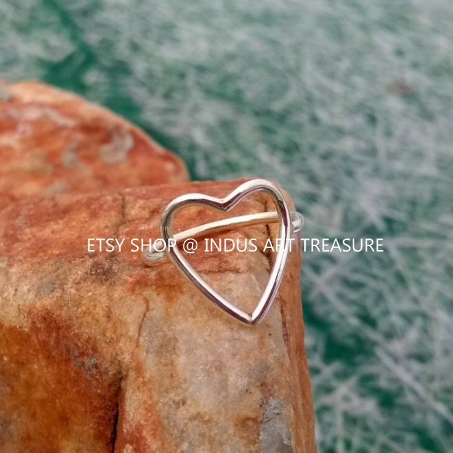 Silver Heart Ring