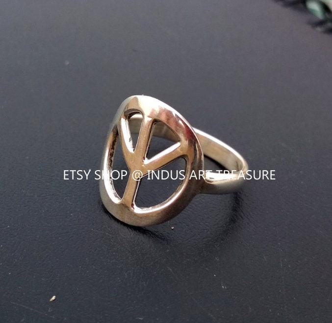 Silver Peace Ring