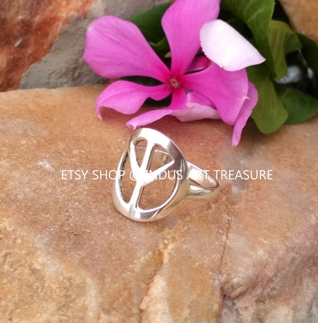 Silver Peace Ring